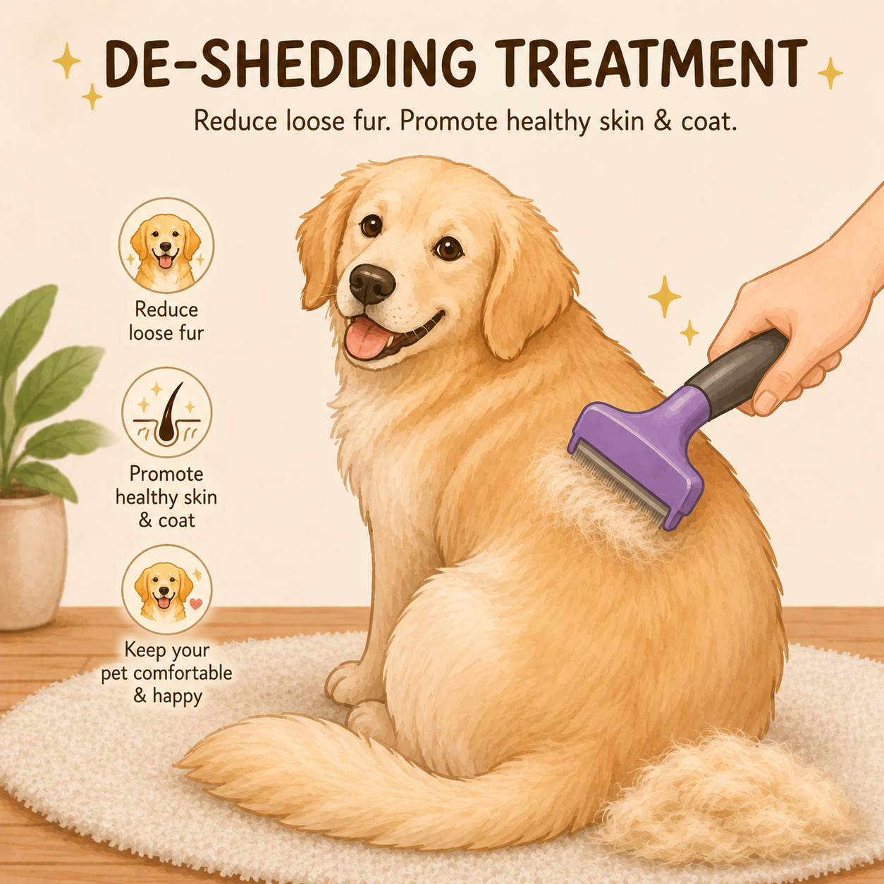 De-shedding Treatment